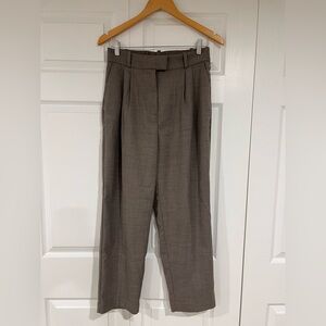 Stylish Brown Pleated Trousers